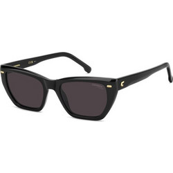 Carrera CA3081/S 807/K2 Γυναικεία Γυαλιά Ηλίου Cat Eye Κοκάλινα Μαύρα με Μαύρο Φακό