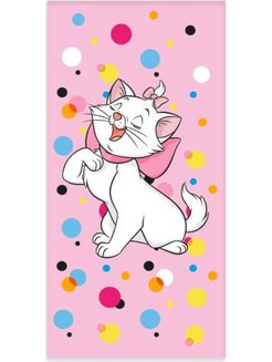 Aristocats Παιδική Πετσέτα Θαλάσσης Ροζ 60x120cm 110081
