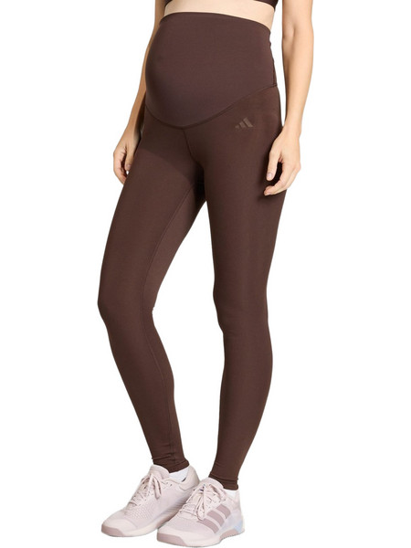 Adidas Optime Essentials Κολάν Εγκυμοσύνης Σοκολατί KE6258