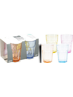 Excellent Houseware Σετ Ποτήρια Νερού Γυάλινα 360ml 4τμχ YE5000610