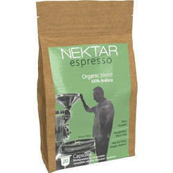 Nektar Κάψουλες Espresso Μέτριο Καβούρδισμα ΒΙΟ Συμβατές με Μηχανή 20τμχ