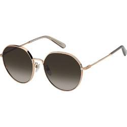 Marc Jacobs MARC830FS PY3HA Ανδρικά Γυαλιά Ηλίου Στρογγυλά Μεταλλικά Χρυσά με Μαύρο Φακό