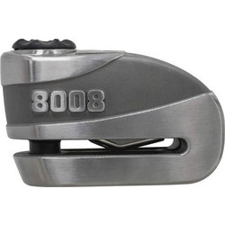 ABUS Granit Detecto X-Plus 8008 2.0 Κλειδαριά Δισκόφρενου Μηχανής 16mm με Συναγερμό Γκρι