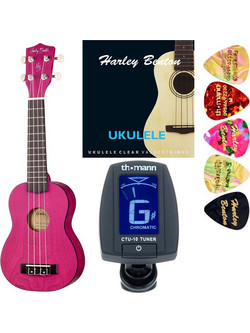 Harley Benton UK-12 Purple Bundle