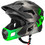 Rockbros TS-61 Παιδικό Κράνος Ποδηλάτου Downhill / BMX / Dirt Full Face με Led Μαύρο Πράσινο