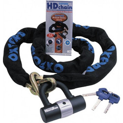 Oxford HD OF160 Αντικλεπτική Αλυσίδα Μηχανής με Κλειδαριά 200cm 9.5mm Μαύρη