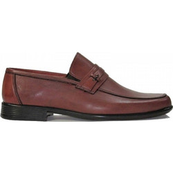 Cockers Ανδρικά Μοκασίνια Loafers Δερμάτινα Καφέ GE402