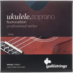 Galli UX750 Soprano Σετ 4 Χορδές Ukelele