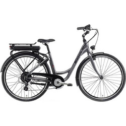 Bianchi E-Spillo City Γυναικείο Ηλεκτρικό Ποδήλατο Πόλης 28" 250W με 8 Ταχύτητες Ανθρακί