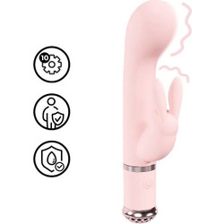 Shots Belle Rabbit Vibrator Δονητής Rabbit 15.6cm Ροζ