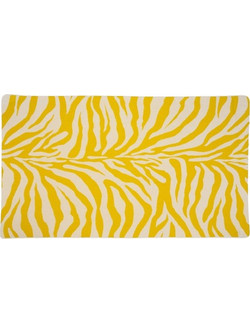 Abyss & Habidecor Zebra Πετσέτα Θαλάσσης Πορτοκαλί 100x200cm 0386-830