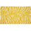 Abyss & Habidecor Zebra Πετσέτα Θαλάσσης Πορτοκαλί 100x200cm 0386-830