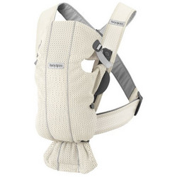 BabyBjorn Mini 3D Μάρσιπος με Μέγιστο Βάρος 11kg Mesh Cream 021088