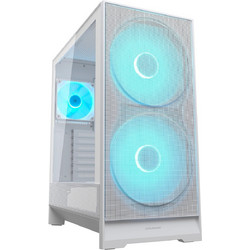 Cougar Airface 180 White Gaming Midi Tower Κουτί Υπολογιστή RGB με Πλαϊνό Παράθυρο