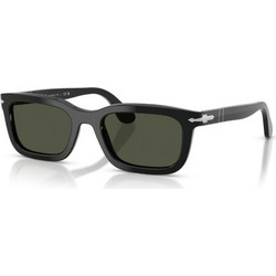 Persol PO3396S 95/31 Γυαλιά Ηλίου Τετράγωνα Κοκάλινα Μαύρα με Μαύρο Φακό