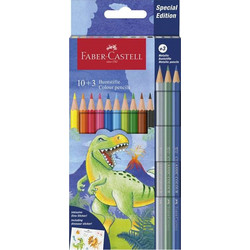 Faber-Castell Dinosaur Ξυλομπογιές Σετ 13τμχ