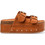 Envie Shoes Καλοκαιρινές Γυναικείες Πλατφόρμες Ψηλές Καφέ E42-21165-36