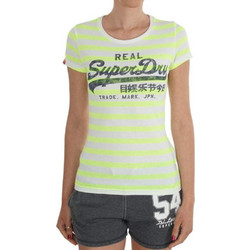 Superdry Γυναικείο Αθλητικό T-Shirt Lime G10023X0DS-AW2