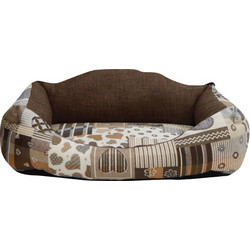 Madpet Deluxe Καναπές Κρεβάτι Σκύλου Καφέ 70x51cm