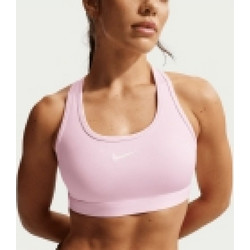 Nike Swoosh Bra Αθλητικό Μπουστάκι με Μέτρια Στήριξη Ροζ DX6821-663