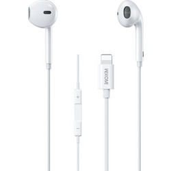 WK ΥΒ09 Plug & Play Handsfree Earbud Lightning White