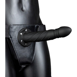 Ouch! Twisted Hollow Harness Strap On με Dildo 20cm Μαύρο