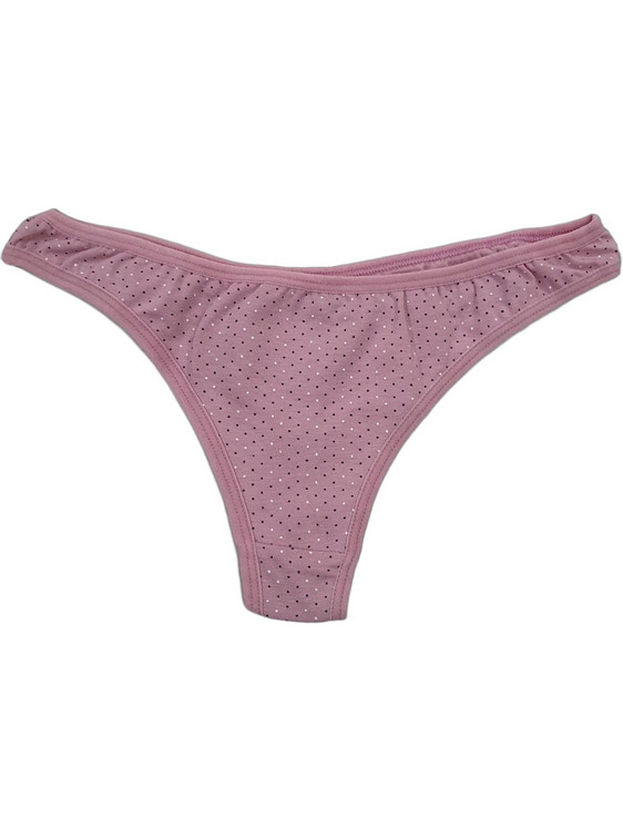 Donella Βαμβακερό Γυναικείο String Ροζ M-248085