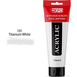 EFO 101 Titanium White Ακρυλικό Χρώμα Ζωγραφικής 120ml