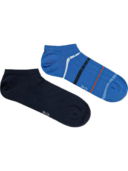 Tommy Hilfiger Ανδρικές Κάλτσες Σοσόνια Navy Μπλε Μπλε 2Pack 701238499-004