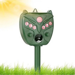 Ultrasonic Ηλιακό Απωθητικό για Γάτες Σκύλους Ποντίκια & Αρουραίους με Υπερήχους Εξωτερικού Χώρου T7591
