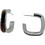 RO Accessories Γυναικεία Σκουλαρίκια Κρίκοι Ασημί E1228
