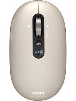 Port Designs Pure Ασύρματο Bluetooth Ποντίκι Beige