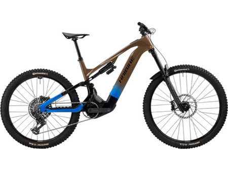 Haibike Hybe CF 9 Ηλεκτρικό Ποδήλατο Mountain 29" με 12 Ταχύτητες και Δισκόφρενα Καφέ Μαύρο Μπλε