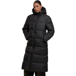 Urban Classics Γυναικείο Μπουφάν Χειμωνιάτικο Puffer Μακρύ Μαύρο TB8114-00007