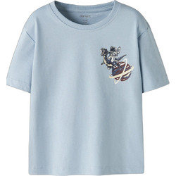 Name It Space Dino Παιδικό T-Shirt Κοντομάνικο Γαλάζιο 13241567