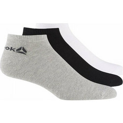 Reebok Active Core Ανδρικές Κάλτσες Κοντές Μαύρες Λευκές Γκρι 3Pack DU2923