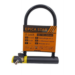 Epica Star EP-50166 Αντικλεπτικό Πέταλο Μηχανής Μαύρο