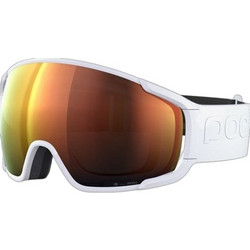 Poc Zonula Μάσκα Σκι & Snowboard Ενηλίκων Λευκή με Φακό Καθρέπτη Χρυσό