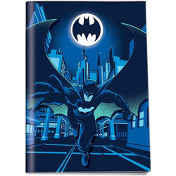 Graffiti Batman Τετράδιο Ριγέ B5 50 Φύλλων Μπλε 23500