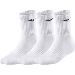 Mizuno Ανδρικές Κάλτσες Ψηλές Λευκές 3Pack 32GX250501