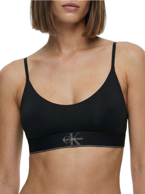 Calvin Klein Μπουστάκι χωρίς Μπανέλα Μαύρο LV00QF8814-UB1