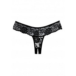 Allure Adore Chiqui Love Γυναικείο Sexy String Αυτοκινήτου με Δαντέλα Μαύρο 883045911094