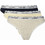 Calvin Klein Βαμβακερά Γυναικεία String 3Pack LV00QD5209-TC8