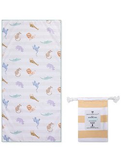 Swim Essentials Wild Life Παιδική Πετσέτα Θαλάσσης Microfiber Λιλά 65x135cm