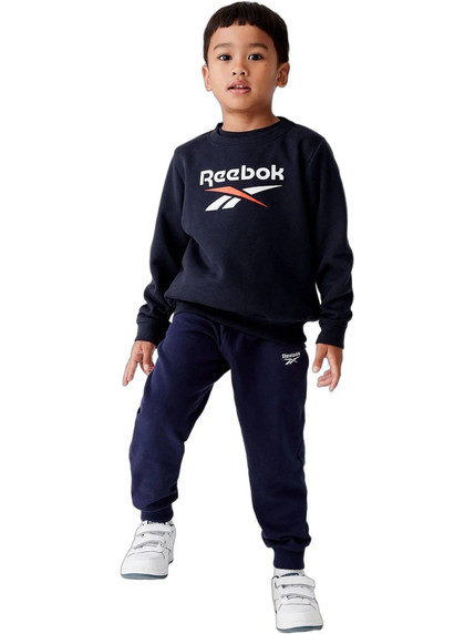 Reebok Παιδικό Φούτερ με Κουκούλα Navy Μπλε 356968