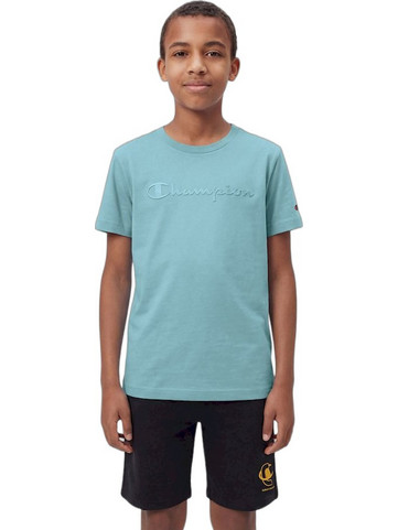 Champion Παιδικό T-Shirt Κοντομάνικο Γαλάζιο 307337-BS221