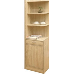 Velco Γωνιακή Βιβλιοθήκη 40x32x168cm 62-38588-29