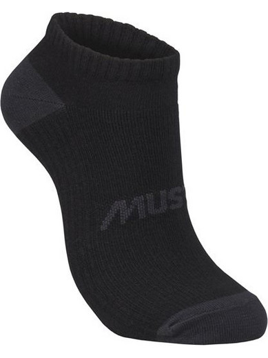 Musto Ανδρικές Κάλτσες Κοντές με Σχέδια Μαύρες 3Pack 86039-990