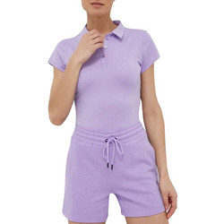 DKNY Γυναικεία Μπλούζα Polo Κοντομάνικη Λιλά DP3T9271-TUL