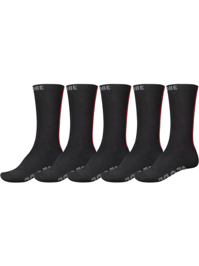 Globe Ανδρικές Κάλτσες Ψηλές με Σχέδια Μαύρες 5Pack GB72439006